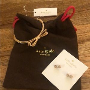 Kate Spade Diamond/Rose Gold Set
